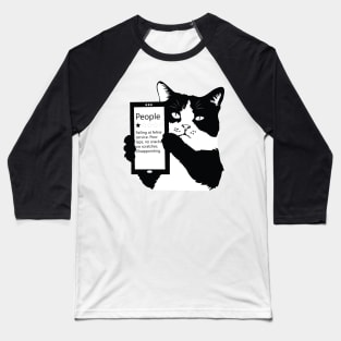 People One Star, Funny Cat Baseball T-Shirt